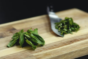 How to Chiffonade fresh basil